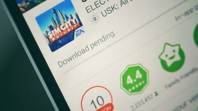 تعليق تحميل جوجل بلاي