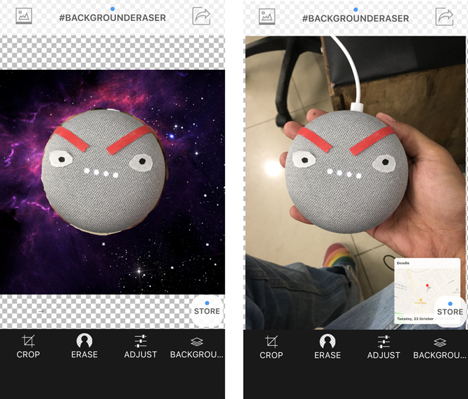 برنامج مسح الخلفيه للايفون